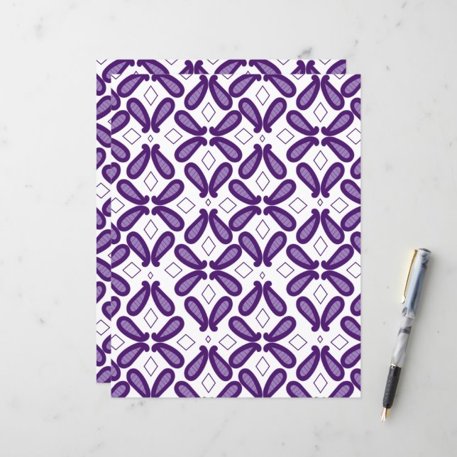 violet, textile, organisme, violet, art, police, m (Devant/Arrière en situation)