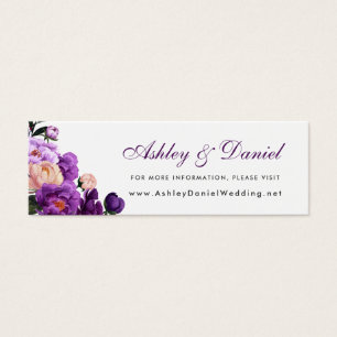 Violet violet Mariage Site Web Insérer une carte