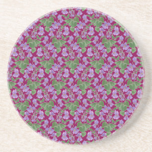 Violets Mauve Floral Custom Dessous de verre de gr