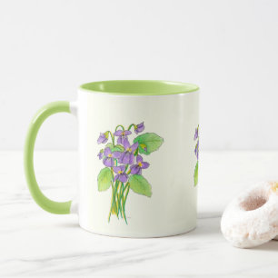 Violets sauvages Mug