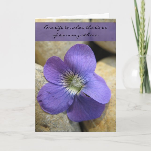 Violette une carte de retraite de professeur de la (Devant)