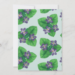 Violettes en verre de mer bleu