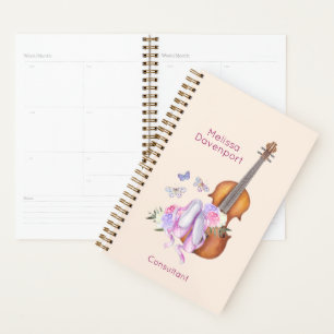 Violon, Chaussons de Ballet, Fleurs et Papillons