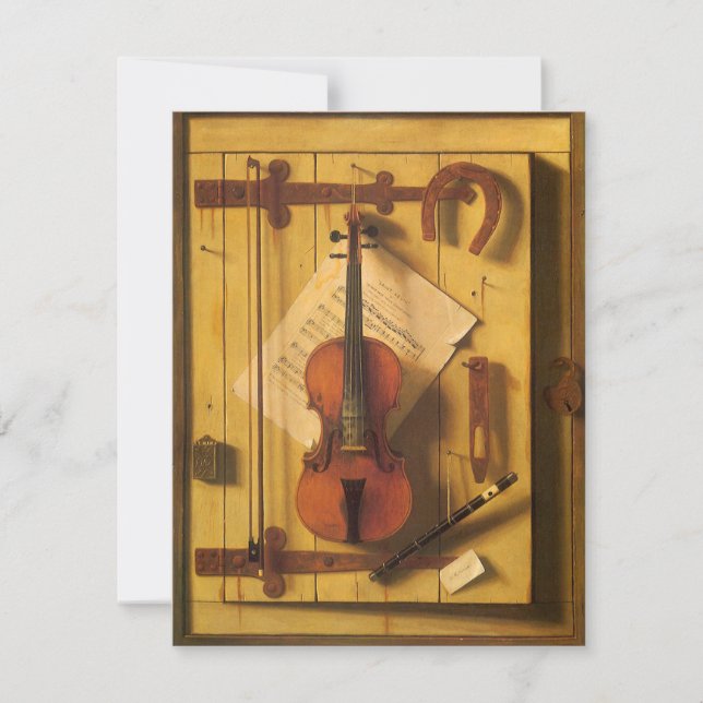 Violon et musique de Still Life par William Harnet (Devant)