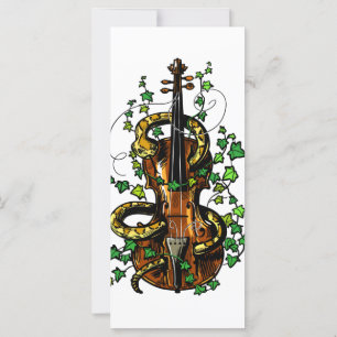 Violon et serpent