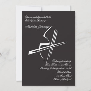 Violon Impressions Considérant Invitation