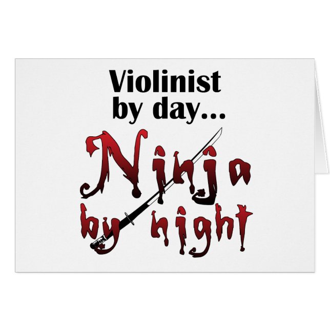 Violon Ninja (Devant horizontal)