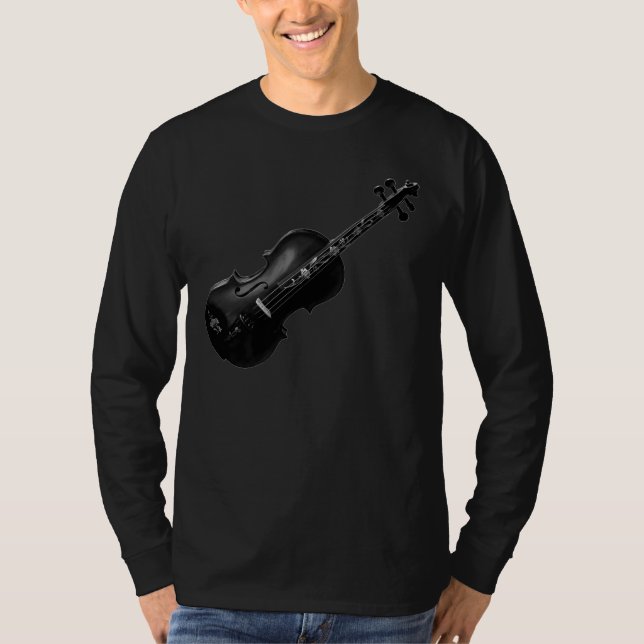 VIOLON NOIR SUR LE NOIR - T-SHIRT (Devant)