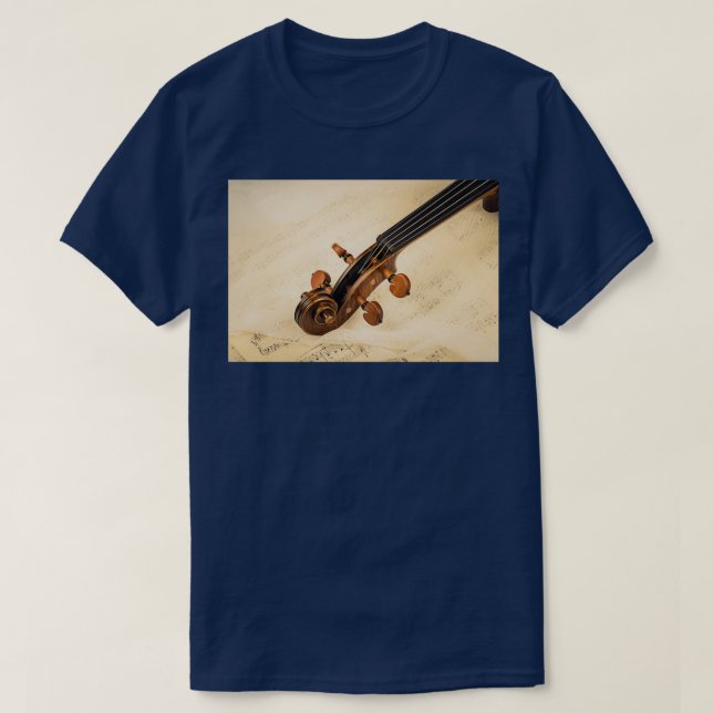 Violon Scroll Premium TShirt (Design devant)