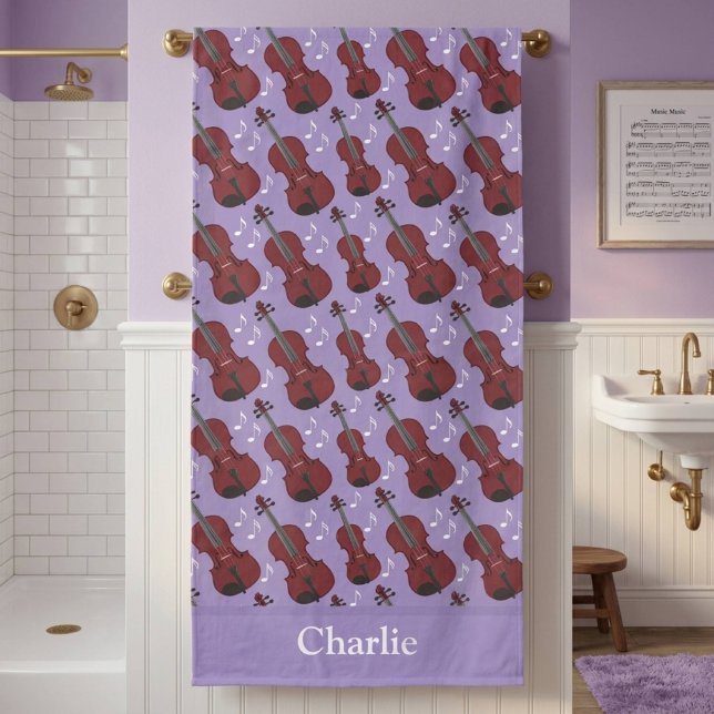 Violon Violet Personnalisé (Créateur téléchargé)