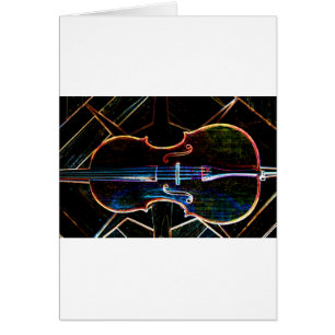 Violoncelle au néon