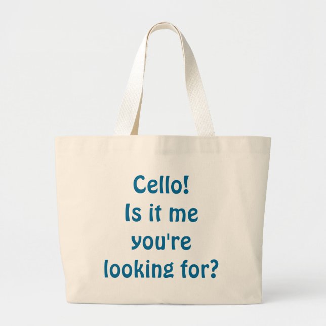 Violoncelle ! Est-il moi que vous recherchez ? Sac (Devant)