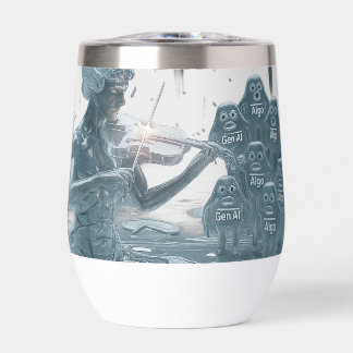 Violoniste aquatique, IA et algorithmes (White BG)