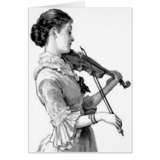 Violoniste vintage