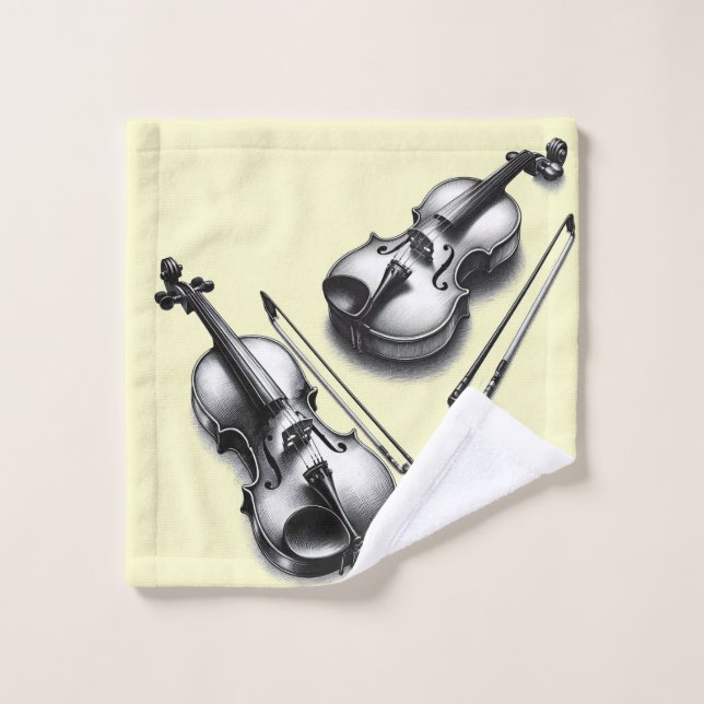 Violons (Gant de toilette)