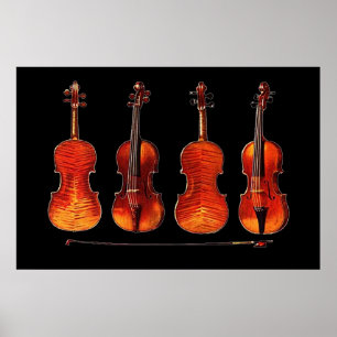 violons stradivarius et affiche de l'arc DE 8.99