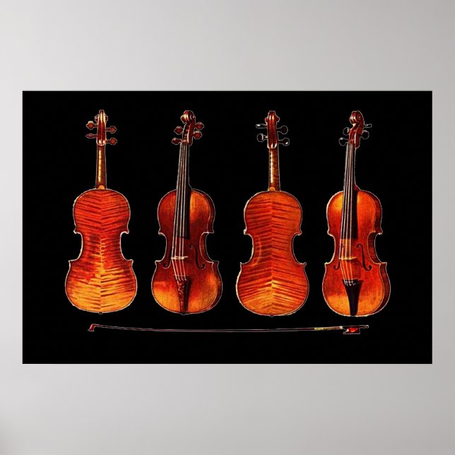 violons stradivarius et affiche de l'arc DE 8.99 (Devant)