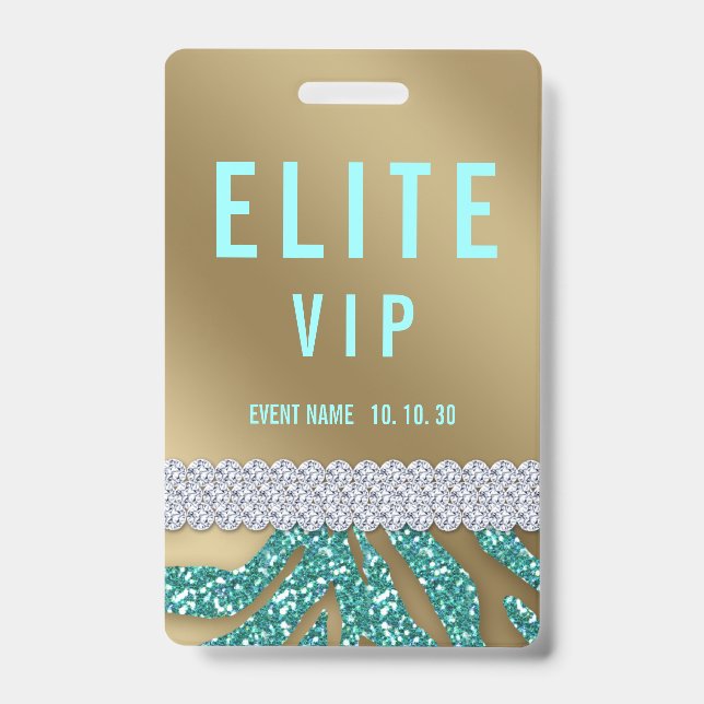 VIP, événement Nom personnalisé Badge de concert (Avant)