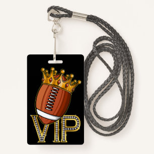VIP Football Invité Pass Badge Lanyard