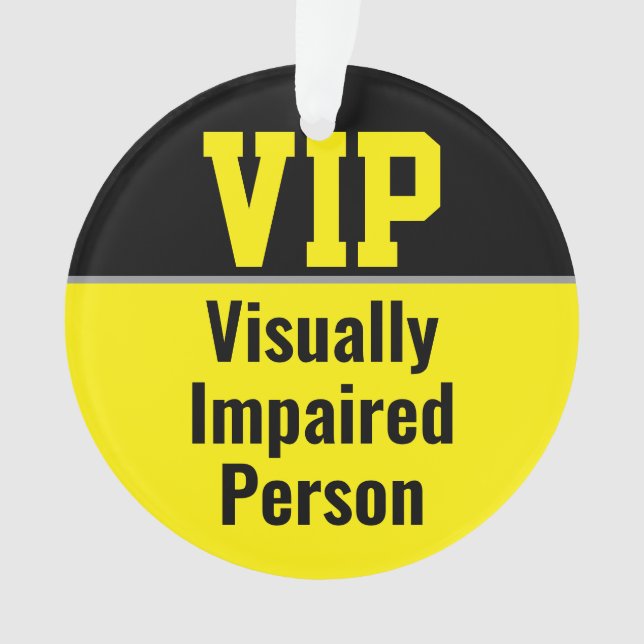 VIP Visually Impaired Person (devant)