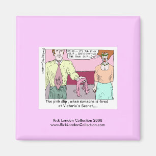 Viré de Victoria Secret Cartoon Magnet