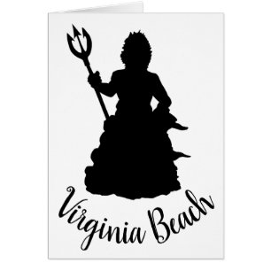 Virginia Beach, VA Statue Neptune Silhouette