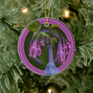 Virginia Bluebells ornement cercle céramique