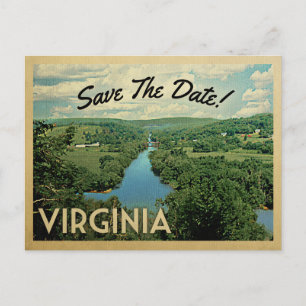 Virginia Enregistrer La Date Cartes Postales Vinta