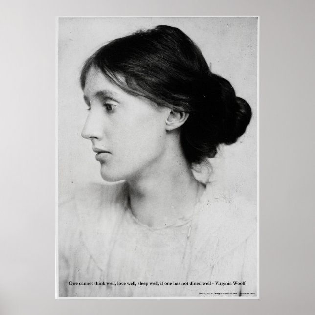 Virginia Woolf "Aimez bien" Affiches de citations  (Devant)