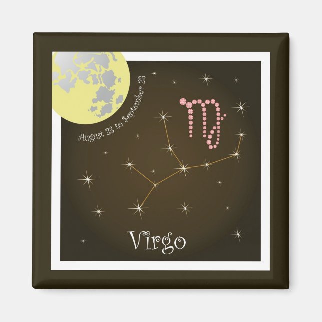 Virgo 23 août à septembre 23 Magnet (Devant)