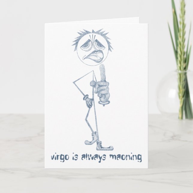 Virgo [ - BitchScope - ] Carte d'anniversaire (Devant)