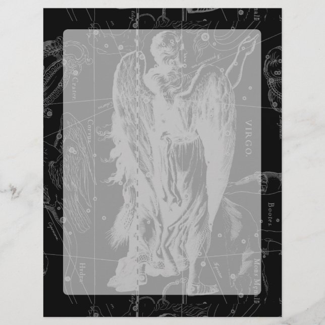 Virgo Constellation Hevelius 1690 (Devant)