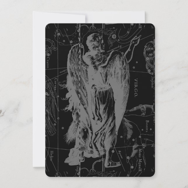 Virgo Constellation Hevelius 1690 Vintage (Devant)