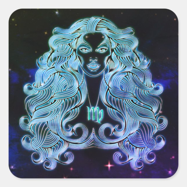 virgo les autocollants vierges zodiac (Devant)