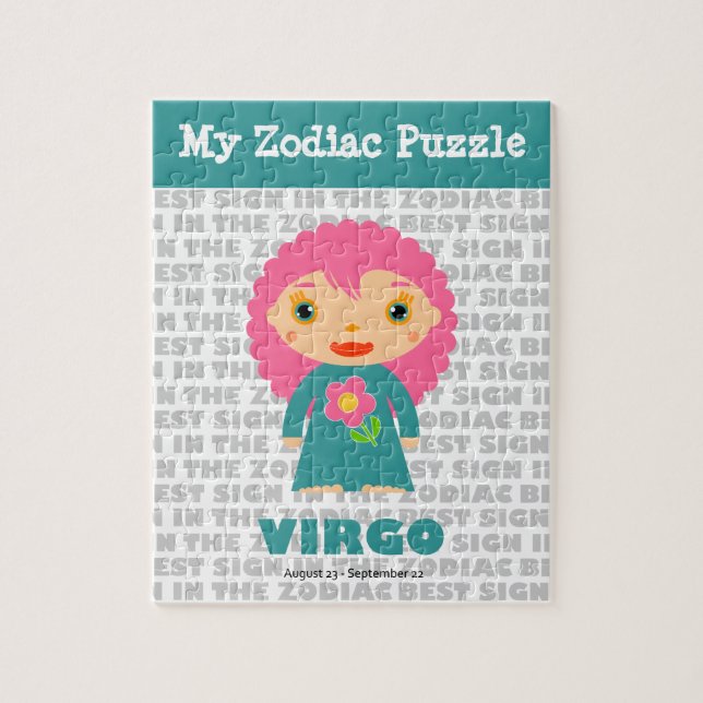 Virgo, Mon Puzzle Zodiac (Vertical)