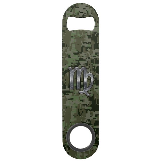 Virgo Zodiac Connexion Camouflage numérique vert (Devant)