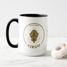 Virgo Zodiac personnalisé 15 oz de café Mug