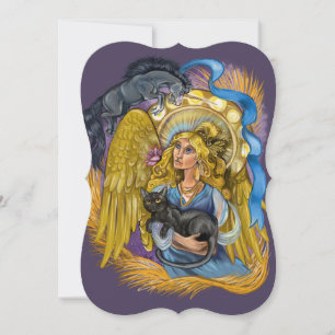 Virgo Zodiac Sign Invitation