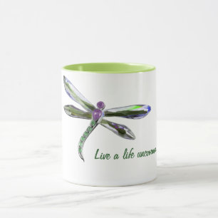 Vis a Life Uncommon - Dragonfly Mug