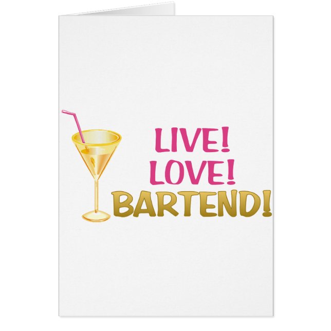 Vis ! Amour ! Bartend ! (Devant)