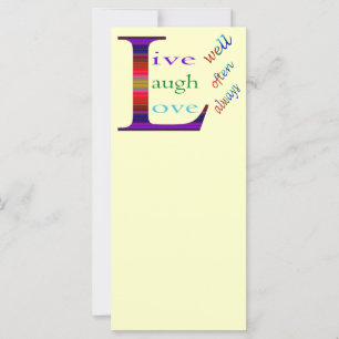 Vis bien, Rires souvent, Amour toujours par STaylo