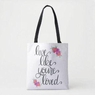 Vis comme tu es un Sac fourre-tout amoureux