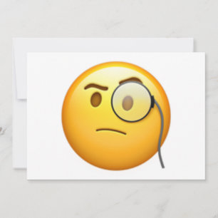 Visage avec Monocle - Emoji