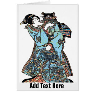 Visage d'art japonais, ajouter du texte