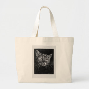Visage de chat d'art de sac