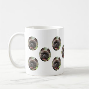 Visage de chien personnalisé - Mug de café motif p
