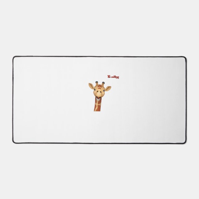 visage de girafe enthousiaste emoji (Recto)