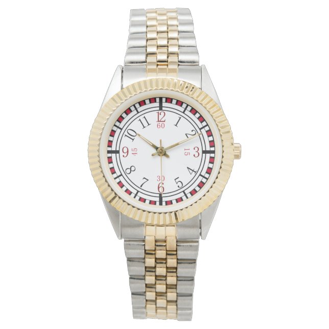 Visage de montre détaillée dans différentes couleu (devant)