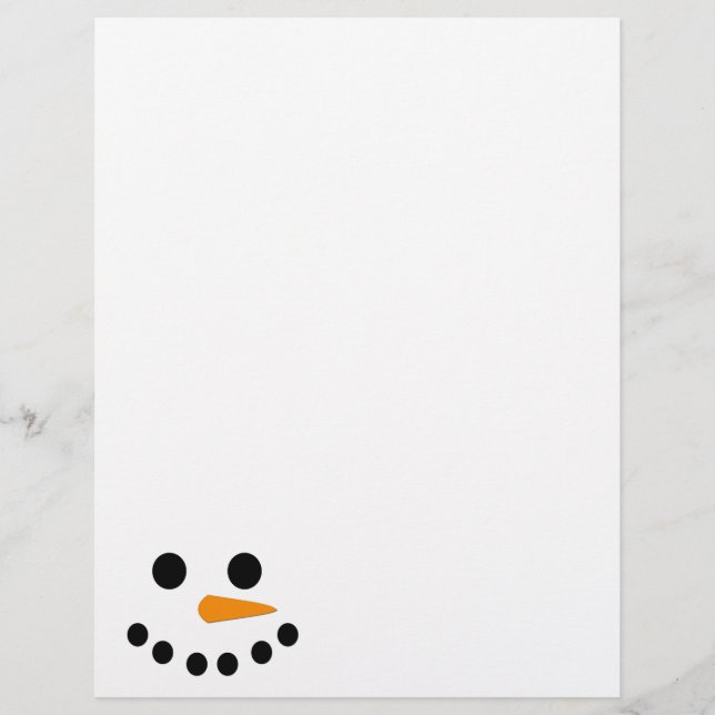 Visage de neige (Devant)