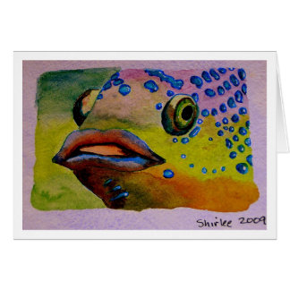 Visage de poissons